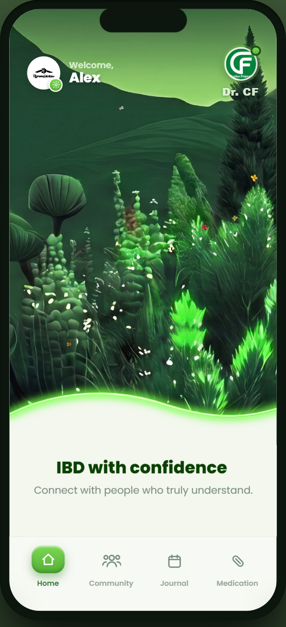 IBD with confidence — your home screen